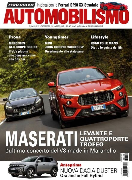 Automobilismo – Dicembre 2023 Cover