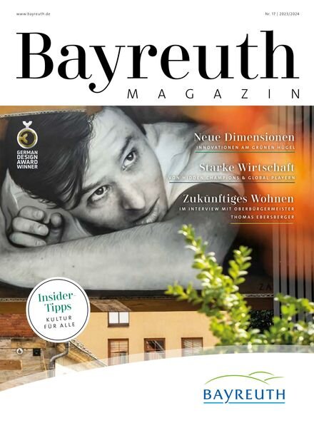 Bayreuth Magazin – Nr 17 2023-2024 Cover