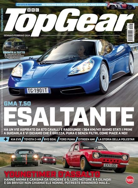 BBC Top Gear Italia – Gennaio 2024 Cover
