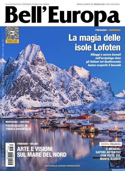 Bell’Europa – Gennaio 2024 Cover