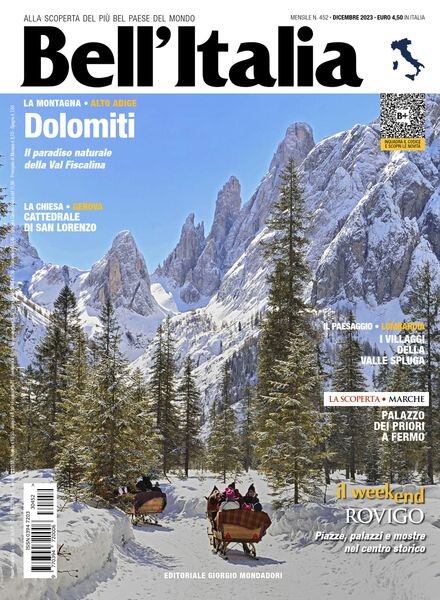 Bell’Italia – Dicembre 2023 Cover