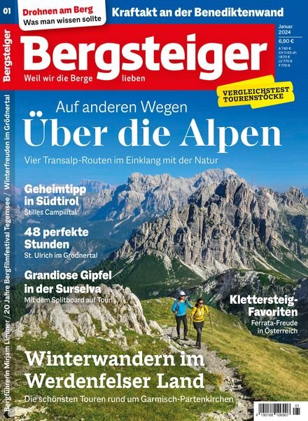 Bergsteiger – Januar 2024 Cover