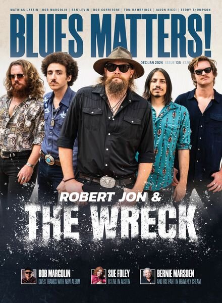 Blues Matters! – Issue 135 – December 2023 – January 2024 Cover