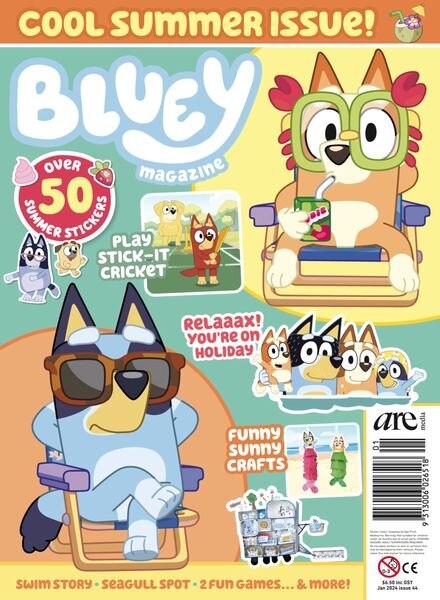 Bluey Magazine – Issue 44 – January 2024 Cover