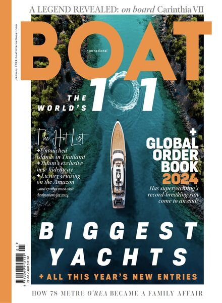 Boat International – January 2024 Cover
