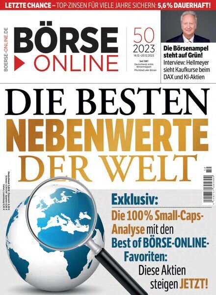 BOrse Online – 14 Dezember 2023 Cover