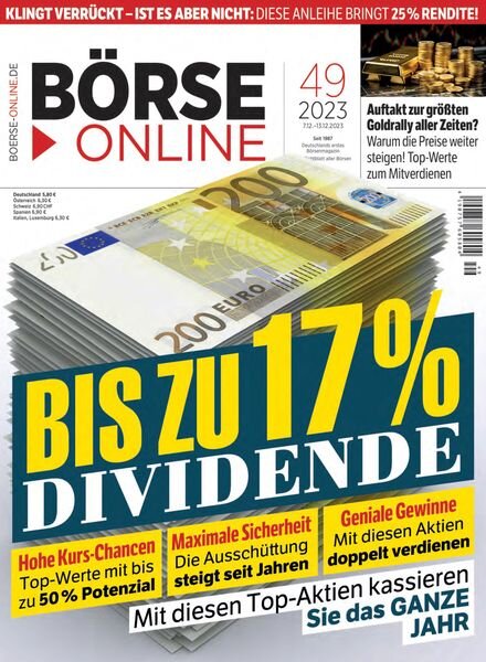 Borse Online – 7 Dezember 2023 Cover