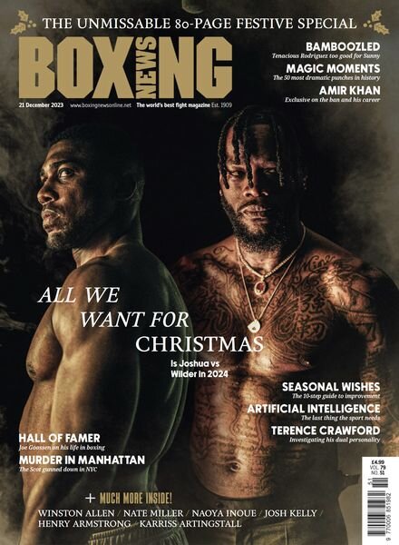 Boxing News – 21 December 2023 Cover