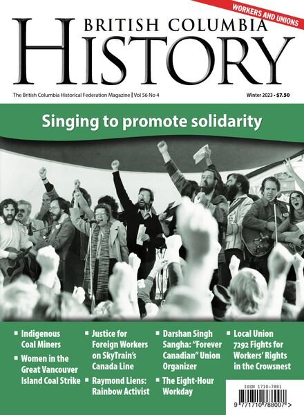 British Columbia History – Winter 2023 Cover