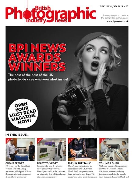British Photographic Industry News – December 2023-January 2024 Cover