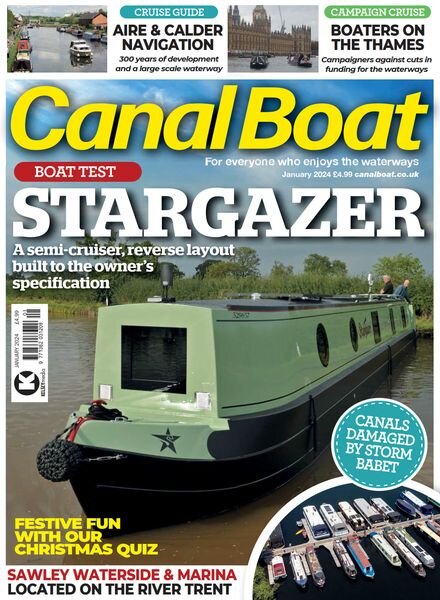 Canal Boat – January 2024 Cover