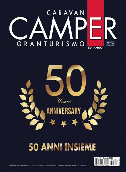 Caravan e Camper Granturismo – Gennaio 2024 Cover