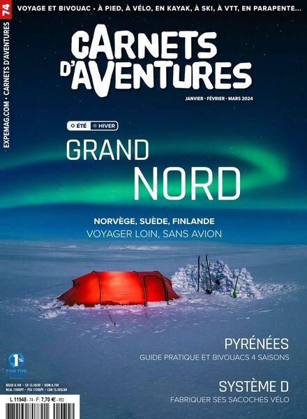Carnets d’Aventures – Janvier-Mars 2024 Cover