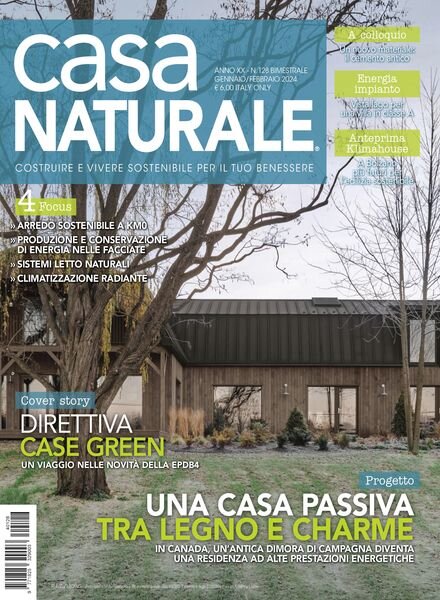 Casa Naturale – Gennaio-Febbraio 2024 Cover
