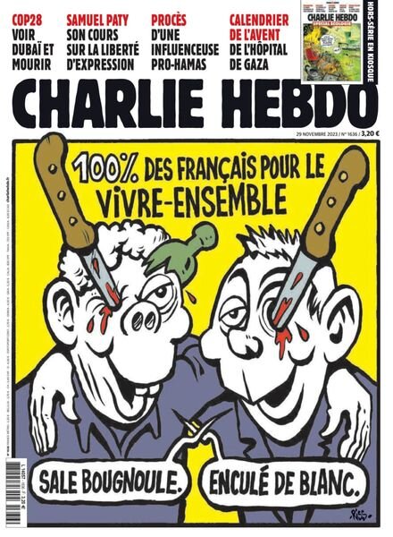 Charlie Hebdo – 29 Novembre 2023 Cover