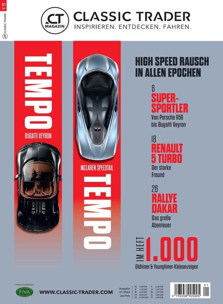 Classic Trader – Januar 2024 Cover