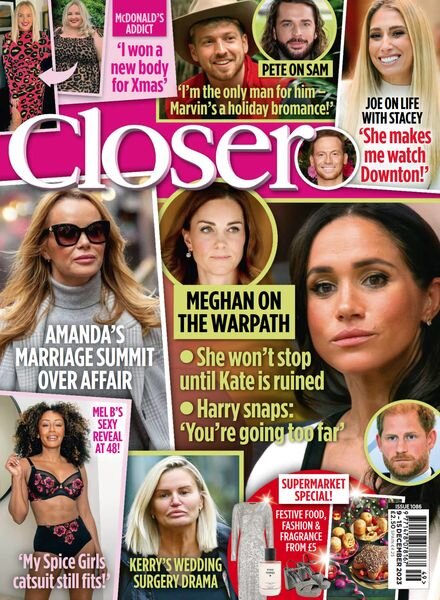 Closer UK – Issue 1086 – 9 December 2023 Cover