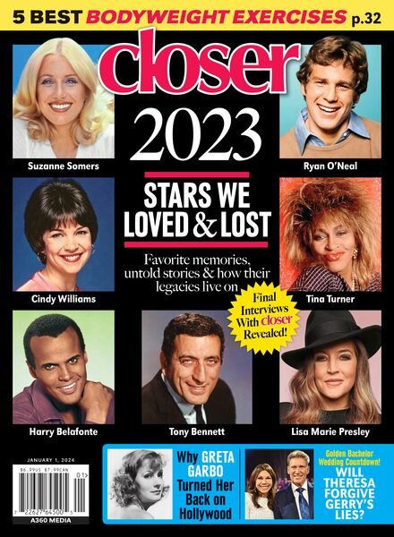 Closer USA – 1 January 2024 Cover