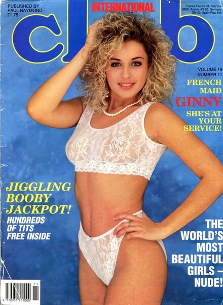 Club International – Volume 19 Number 11 1990 Cover