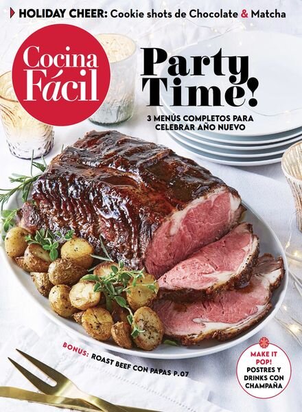 Cocina Facil Mexico – Diciembre 2023 Cover