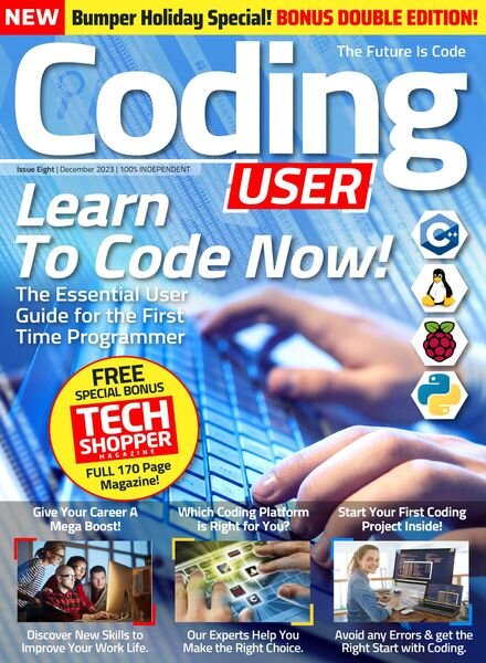 Coding User – Issue 8 – December 2023 Cover