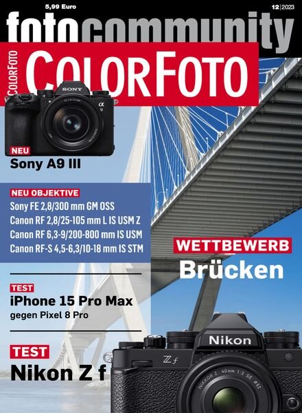 ColorFoto – Dezember 2023 Cover
