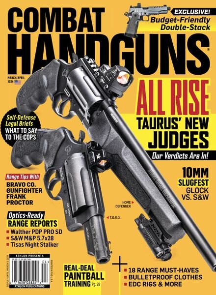 Combat Handguns – March-April 2024 Cover