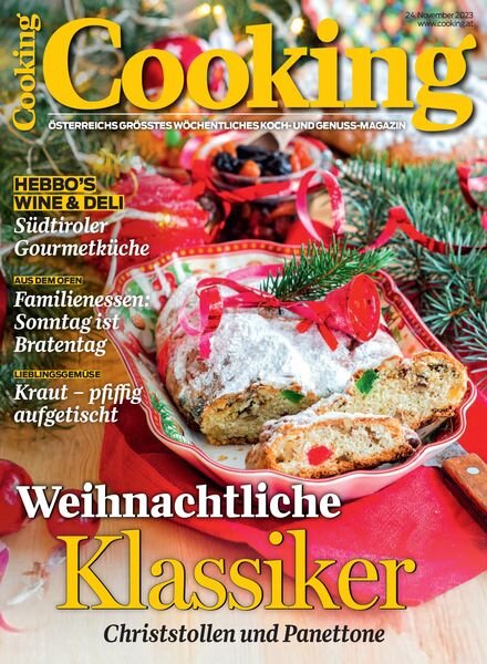 Cooking Austria – 24 November 2023 Cover
