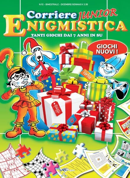 Corriere Enigmistica Junior – Dicembre 2023 – Gennaio 2024 Cover