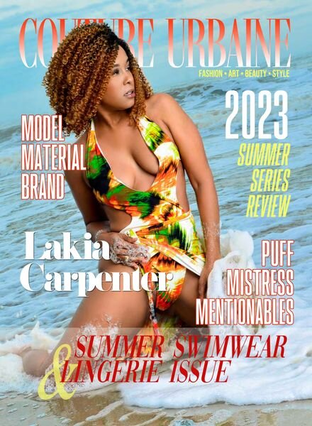 Couture Urbaine Magazine – Summer 2023 Swimwear-Lingerie Issue Cover