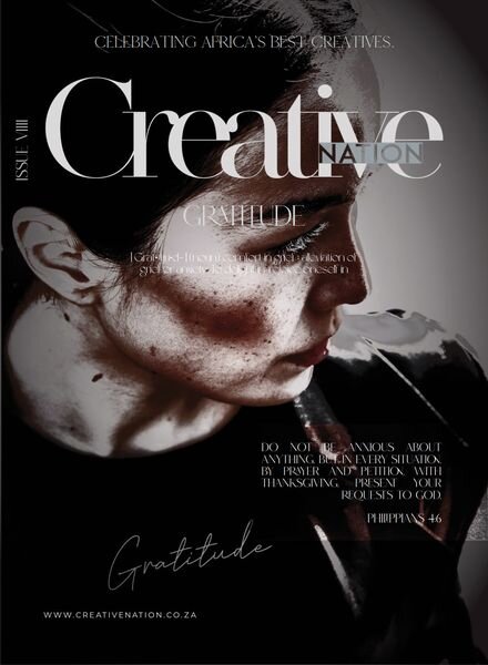 Creative Nation Magazine – Gratitude Issue – December 2023 Cover