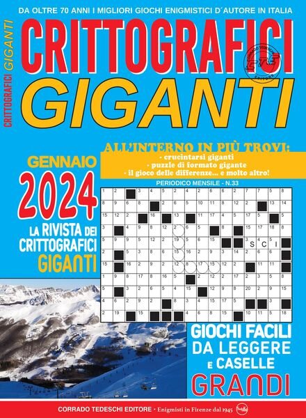 Crittografici Giganti – Dicembre 2023 Cover