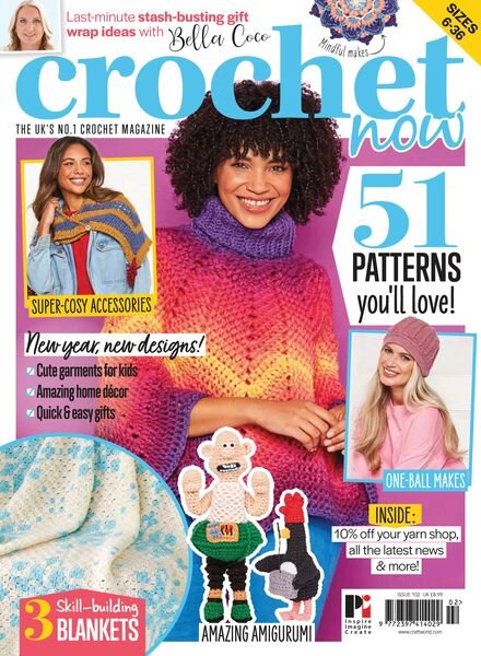 Crochet Now – Issue 102 – 7 December 2023 Cover