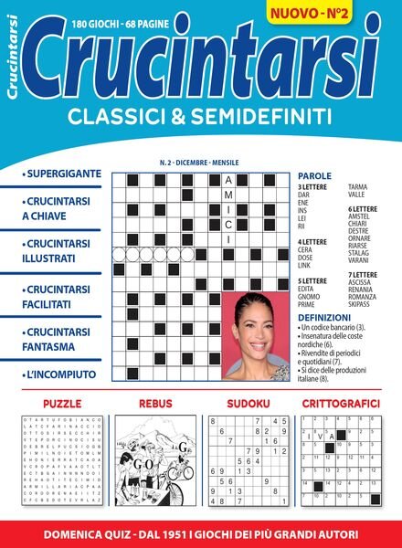 Crucintarsi Classici & Semidefiniti – 1 Dicembre 2023 Cover