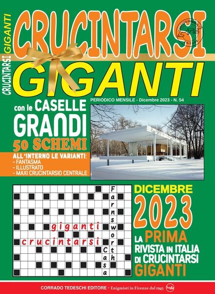 Crucintarsi Giganti – Dicembre 2023 Cover
