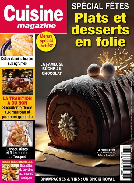 Cuisine Magazine – Decembre 2023 – Janvier-Fevrier 2024 Cover