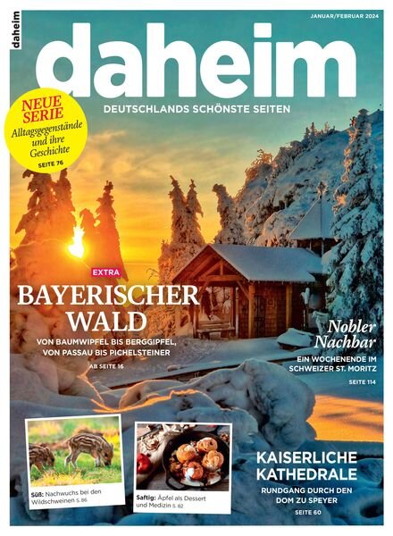 Daheim – Januar 2024 Cover