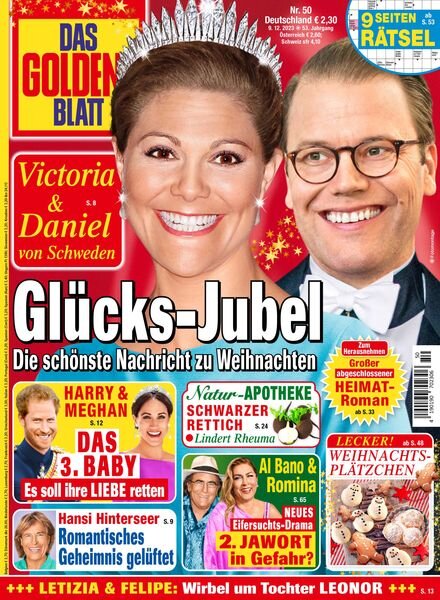 Das Goldene Blatt – 9 Dezember 2023 Cover