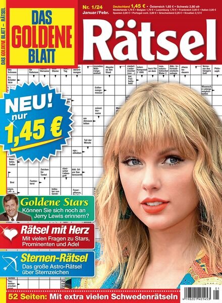 Das Goldene Blatt-Ratsel – Januar 2024 Cover