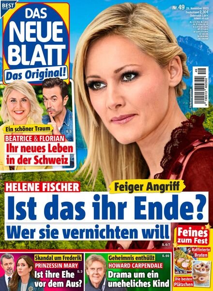 Das Neue Blatt – 29 November 2023 Cover