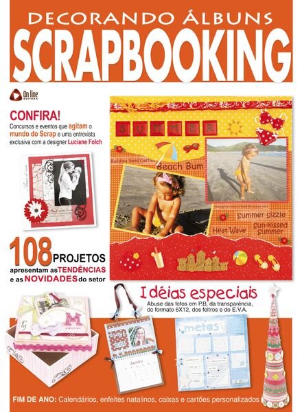 Decorando albuns Scrapbooking – Dezembro 2023 Cover