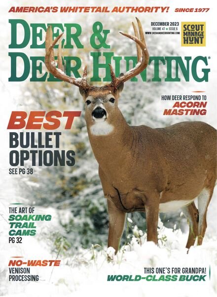 Deer & Deer Hunting – December 2023 Cover