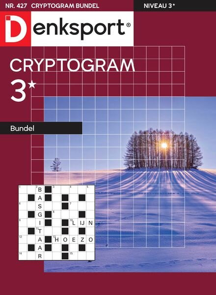 Denksport Cryptogrammen 3 bundel – 21 December 2023 Cover