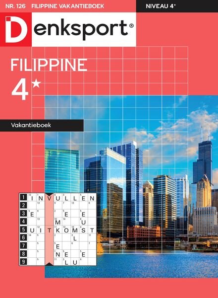 Denksport Filippine 4 Vakantieboek – 21 December 2023 Cover