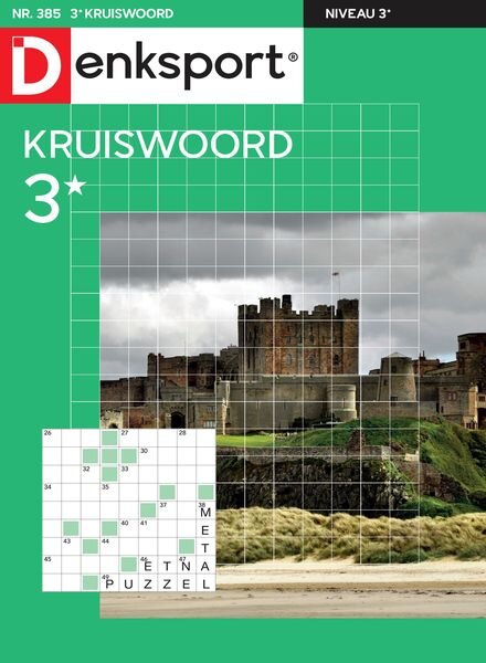 Denksport Kruiswoord 3 – 21 December 2023 Cover