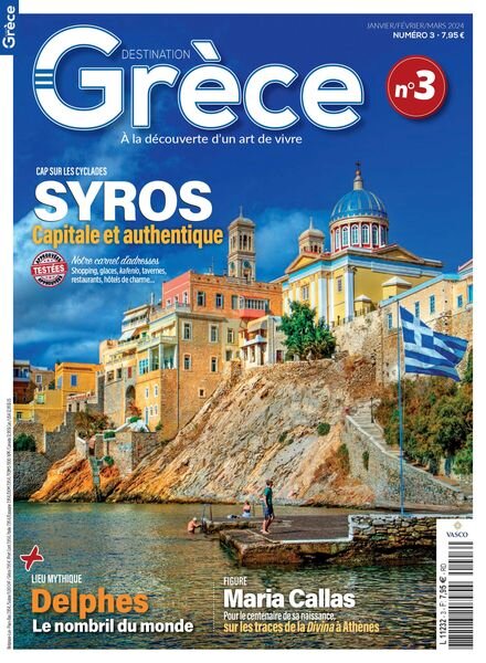 Destination Grece – Janvier-Fevrier-Mars 2024 Cover