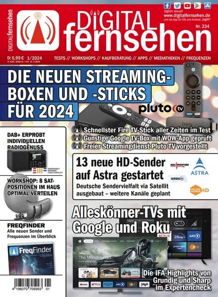 Digital Fernsehen – Januar 2024 Cover
