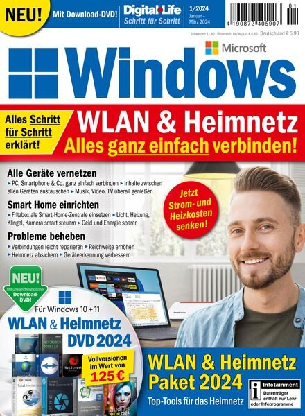 Digital Life – WLAN & Heimnetz – Januar 2024 Cover