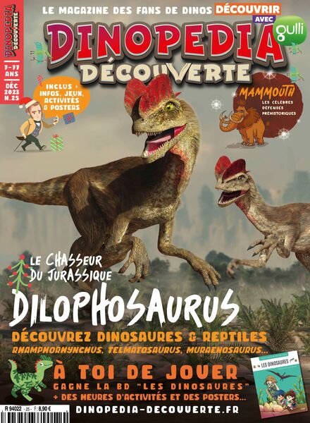 Dinopedia Decouverte – Decembre 2023 Cover