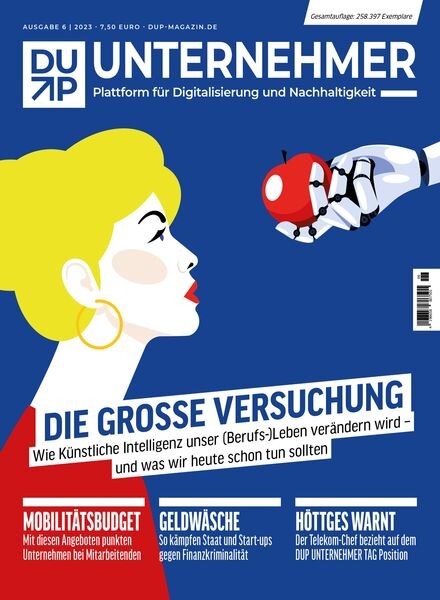 DUP Unternehmer-Magazin – Dezember 2023 Cover